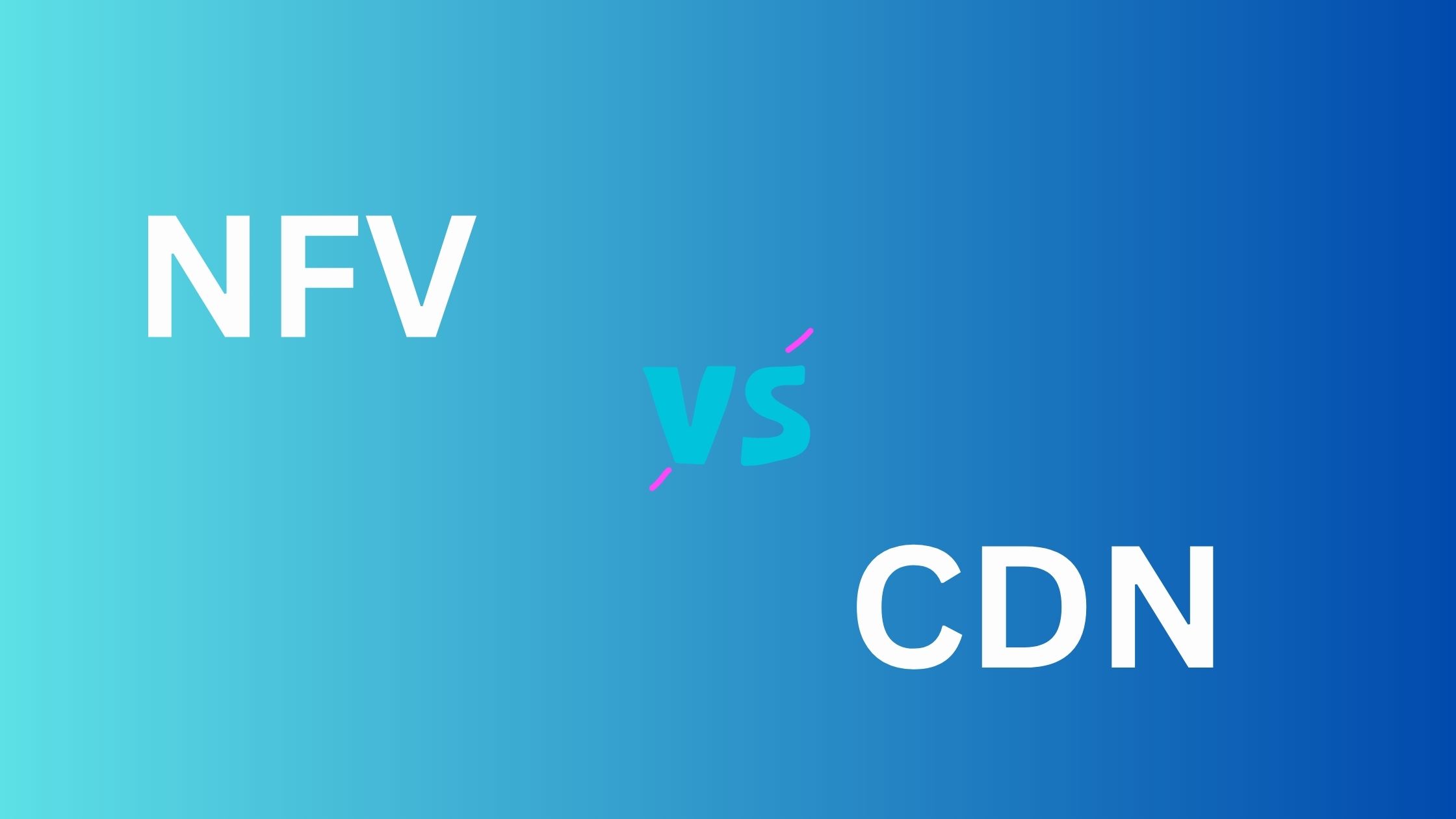 Difference between NFV and SDN