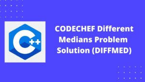 codechef different medians problem solution