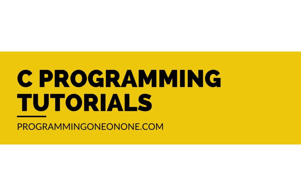 c programming tutorials