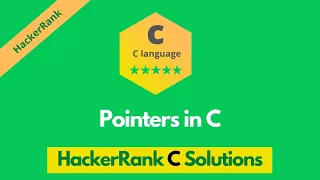 HackerRank Pointers in C solution