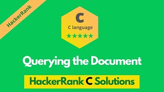 Querying the document solution in c