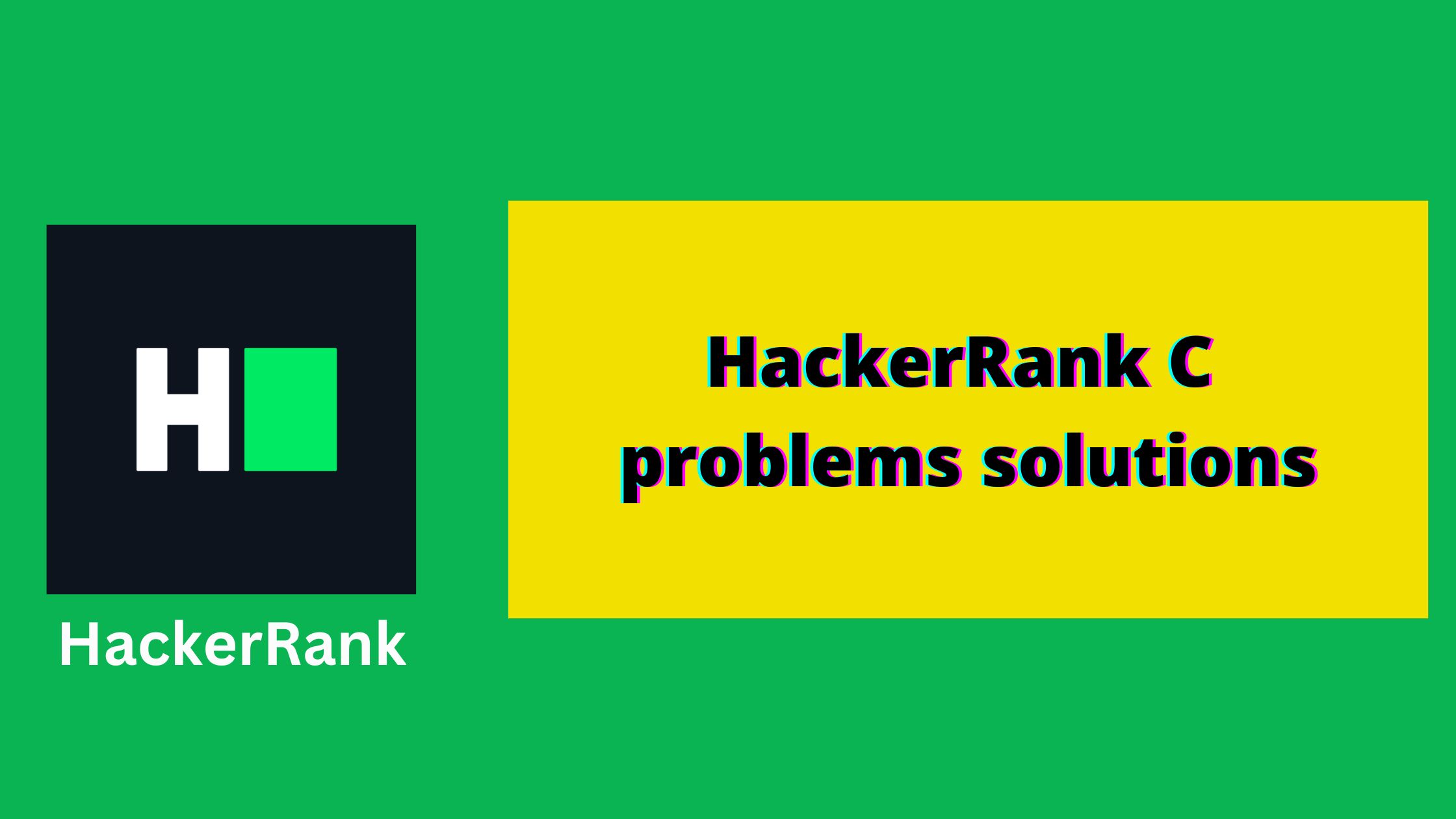 HackerRank C problems solutions