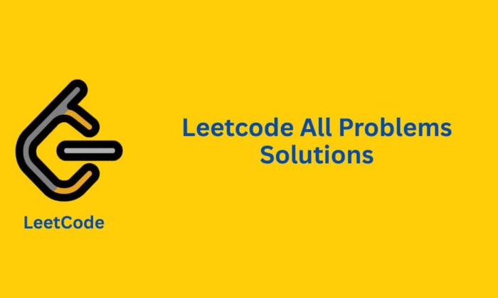 Leetcode all problems solution