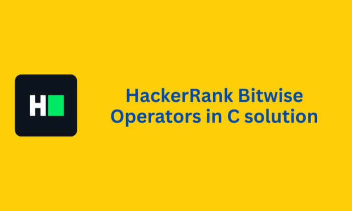 HackerRank bitwise operators in c problem solution